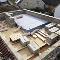 Surélévation de maison pour aménager un studio indépendant Vaulx-en-Velin